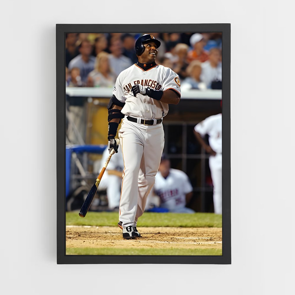 Poster Barry bonds – affiche Baseball (vue 2)